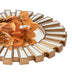 Silver Sunburst Decorative Round Wall Mirror