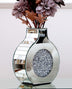 SHYFOY Silver Mirror Crystal Glass Decorative Vase Luxury Home Decoration