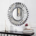 Circular Decorative Statement Wall Mirror for Entryway