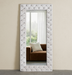 SHYFOY Crystal Tufted Oversized Full-Length Floor Mirror