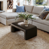 Brown Coffee Table, Modern Accent Table for Indoor & Outdoor Living Spaces