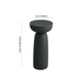 Modern Round Pedestal Side Table End Table
