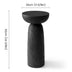 Black Sandstone Side Table End Table