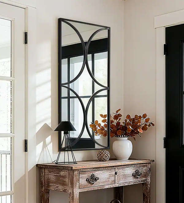 Black Antique Modern Decorative Wall Mirror